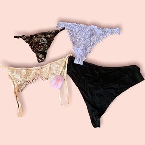 NWT Savage X Set of 4 Panties